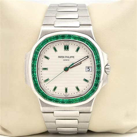 emerald patek philippe nautilus|patek philippe nautilus 5711 price.